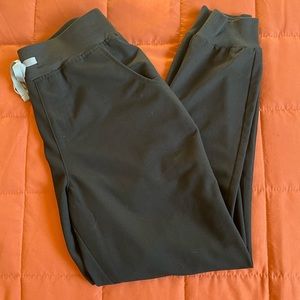 Figs Black High Waisted Zamora Jogger Scrub Pants